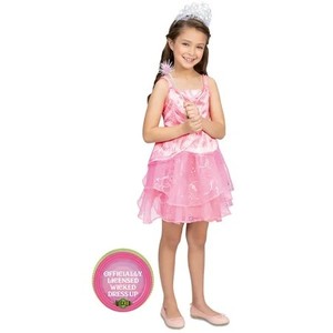 lot 6125 image: Universals Wicked Glinda Pink Bubble Dress & Accessories Girl Child Dress up Set