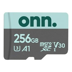 lot 12065 image: onn 256 GB microSDXC U3 Memory Card with Adapter