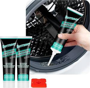 lot 12131 image: Mold Stain Remover Gel, 2 Pack Home Stain Remover Gel, Washing Machine Cleaner, Household Cleaner for Refrigerator Strips, Grout Cleaners Best for Home Sink, Kitchen, Showers