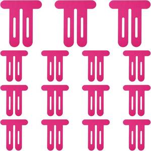 lot 12144 image: 15pcs Precut Kinesiology Tapes for Knees, Waterproof Breathable Kinetic Tape Latex-Free Elastic Athletic Strips Knee Support Patch Stickers for Stability & Muscle Support(Rose Pink)