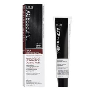 lot 12152 image: AGE beautiful Permanent Hair Color Dye Liqui Creme  100% Gray Coverage  Anti-Aging Haircolor  Biotin for Thicker, Fuller Hair  Professional Salon Coloring