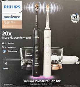 lot 12256 image: Philips Sonicare DiamondClean Smart Power 9300 Premium 2-Pack Set