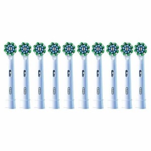 lot 12265 image: Oral-B Cross Action Replacement Brush Heads 10 Count
