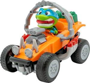 lot 12278 image: Teenage Mutant Ninja Turtles Leos Roll Over RC, Appropriate for Ages 5. USB Charger, and Batteries Required.