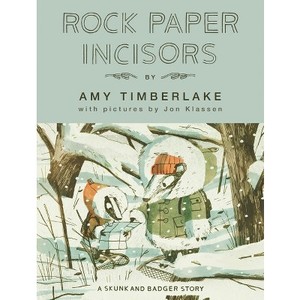 lot 12318 image: Rock Paper Incisors - (Skunk and Badger) by Amy Timberlake (Hardcover)