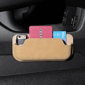 lot 12327 image: Adhesive Sunglasses Holders for Car Dashboard Car Seat Side Center Console Mini Tray Storage chapstick holder for car Auto side Door Eyeglass Card Pen Phone Tray Pouch Pocket Seat Gap Filler Organizer