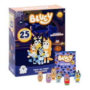 lot 13007 image: Bluey Mini Figure Multi-pack, Contains 25 Individually Bagged 1 inch Bluey Mini Figures, Perfect for Bluey Fans Ages 3, Walmart Exclusive