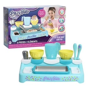 lot 13032 image: Easy Bake Freezy Bake Ice Cream Maker Toy, Plastic Kitchen Playset for Kids Ages 8 and up