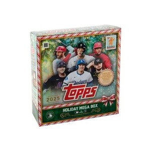 lot 13044 image: 2025 Topps Holiday Baseball Trading Cards - Mega Box