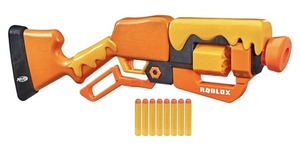 lot 13070 image: Nerf Roblox Adopt Me Bees Lever Action Blaster, 8 Elite Darts