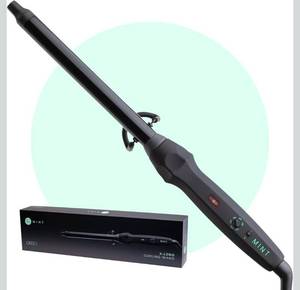 lot 15562 image: MINT Professional Clamp-Free Curling Wand 34 Inch for Long Hair  Extra Long Curl Wand 4-Heater Ionic Ceramic Tourmaline Barrel  Best Curling Wands  Adjustable 230-430°F  Worldwide Dual Voltage - Retail $97