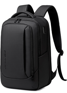 lot 15582 image: FENRUIEN Expandable Laptop Backpack for Men, 15.6 Inch USB Charging Work Backpack for BusinessCommuteTravel - Retail $59