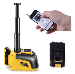 lot 15587 image: STANDTALL Electric Car Jack Hydraulic Cordless Remote Control 5 Ton 18V Automatic Small Portable Tire Change Kit Emergency Repair Tire Tools for SUV Sedans Vehicle MPV - Retail $139