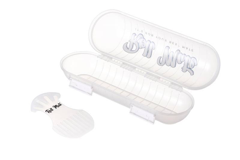 lot 54910 image: Roll Mate Dog Food Roll Container - Large (6lb) With Cutterslicer Paw - Retail $17