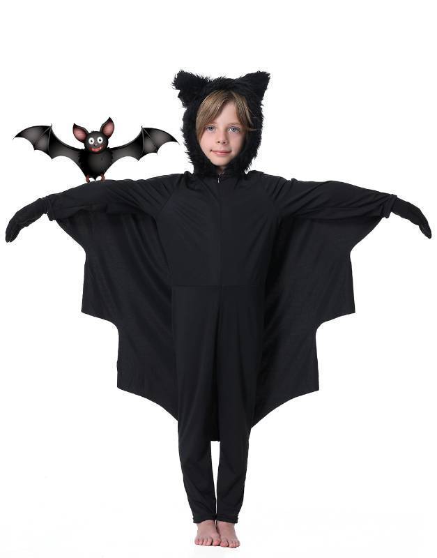 lot 54919 image: Bat Costume for Kids Girls Boys Toddler Wings Halloween Costumes 4 - Retail $20