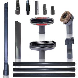 lot 44609 image: Household Cleaning Kit Attachments Vacuum Cleaner Accessories Universal Vacuum Hose Adapters Flexible Crevice Tool for Dryer Lint Vent Trap Cleaner - Retail $26