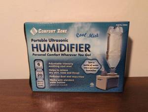 lot 123 image: Comfort Zone Cool Mist Portable Ultrasonic Humidifier
