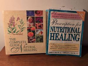 lot 103 image: Natural Healing and Nutrition Books Set