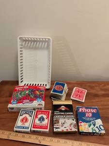 lot 178 image: Playing Cards Collection with Puzzle and Card Holder