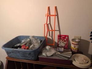 lot 249 image: Hardware and Wall Mounting Supply Bundle