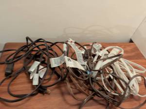 lot 184 image: Lot of Power Cords and Extension Cables