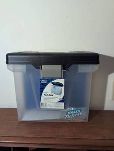 lot 261 image: Office Depot Mobile File Box