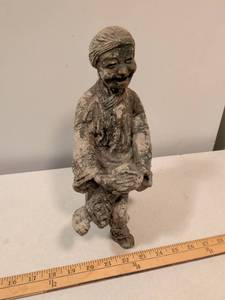 lot 279 image: Traditional Asian Clay Figure