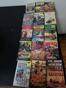 lot 349 image: Western Paperback Book Collection - 15 Novels