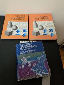 lot 367 image: Applied Mathematics & Technical Mathematics Textbook Set