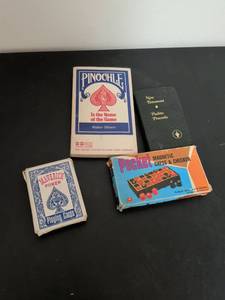 lot 383 image: Pinochle Book & Game Collection