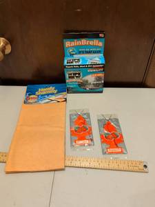 lot 449 image: RainBrella Glass Treatment Kit with Handy Shammy