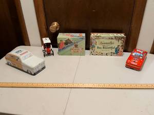 lot 483 image: Nunnallys Box Bountiful Southern Candy Box Collection with Toy Cars
