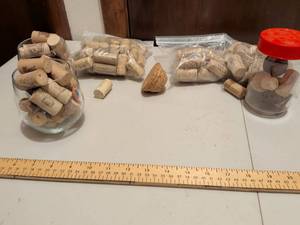 lot 484 image: Used Wine Corks Collection - 50 Pieces
