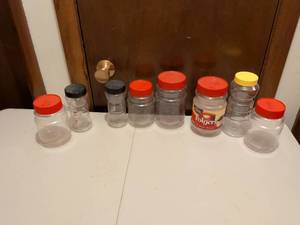 lot 519 image: Empty Folgers Coffee Jars Collection