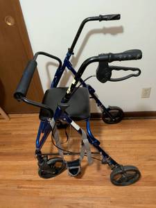 lot 455 image: Folding Medical Walker with Wheels