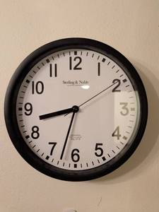 lot 537 image: Sterling & Noble Wall Clock Model No.9