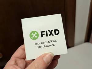 lot 475 image: FIXD OBD2 Car Diagnostic Scanner Device