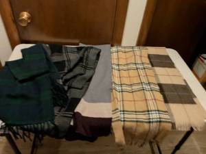 lot 551 image: Burberry Nova Check Cashmere Scarf