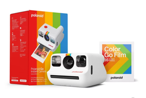 lot 5957 image: Polaroid Go Everything Box Bundle (Gen 2) - White Automatic Focus Instant Film Camera, Retail $110&nbsp