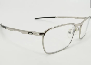 lot 5961 image: Oakley Conductor Eyeglasses Frames Polished Chrome, Retail $230