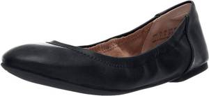 lot 4809 image: Amazon Essentials Womens Belice Comfortable Slip-On Ballet Flats Shoes, Black Faux Leather, 8