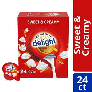 lot 4845 image: INTERNATIONAL DELIGHT, COLD STONE CREAMERY, MINI I.D.S COFFEE CREAMER