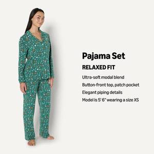 lot 4849 image: Amazon Essentials x Sofia Grainge Mens Matching Holiday Family Pajama Sets, Dark Sage Green Holiday, XX-Large