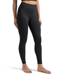 lot 4856 image: Colorfulkoala Dreamlux No Front Seam Leggings for Women 25 Inseam, High Waisted Buttery Soft 78 Yoga Pants (S, Black)