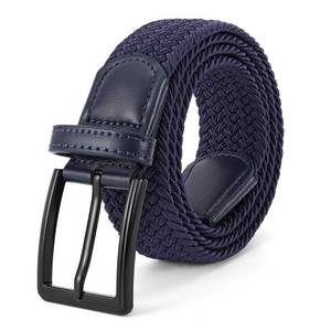lot 4889 image: BELTROAD Elastic Braided Belt Mens Golf Belts No-Hole Design Lightweight Breathable Woven Stretch Belt for Golf Casual