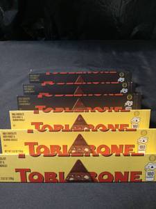 lot 4982 image: Toblerone Chocolate Bars 3 Dark chocolate 3 Milk chocolate