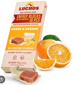 lot 5044 image: Luchos Energy Blocks Guava & Orange 10-Pack