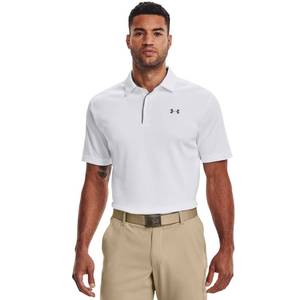 lot 5086 image: Under Armour Mens UA Tech Polo LG White