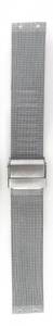 lot 5128 image: NZZXTO Replacement Stainless Steel Watch Band for Skagen Bering Unisex Watches with Screw, Fits More Sizes 24mm Silver Hole pitch 15mm