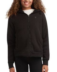 lot 5234 image: Spyder Womens Sherpa Fleece Jacket - Heavyweight Waffle Knit Hoodies for Women Warm Thermal Zip Up Womens Sweatshirt small